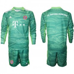 Camisola Bayern de Munique Guarda-redes Criança Equipamento Terceiro 2021-2022 Manga Comprida